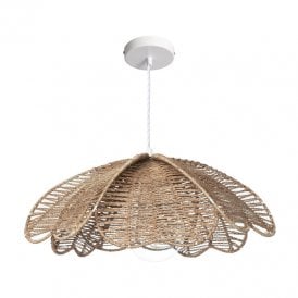Edit Giay Single Light Ceiling Pendant In Natural Finish