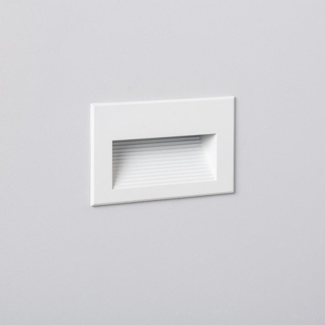 Edit Lighting Edit Goethe Horizon Integrated Warm White LED Recessed Outdoor Wall Light in White Finish