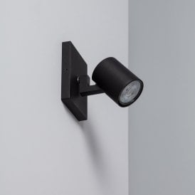 Edit Gylu Single Light Spotlight Fitting in Black Finish