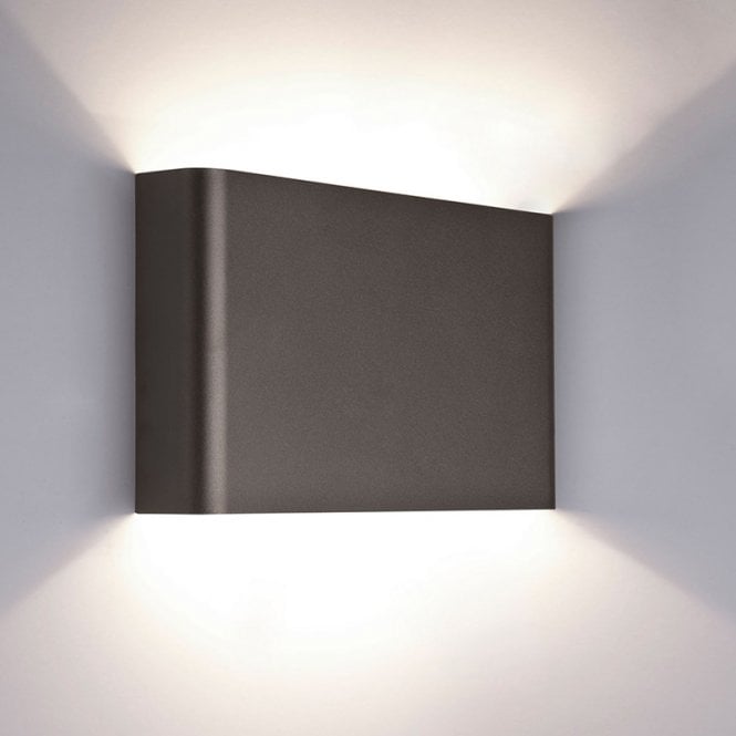 Edit Lighting Edit Haga Up & Down Wall Light In Graphite Finish