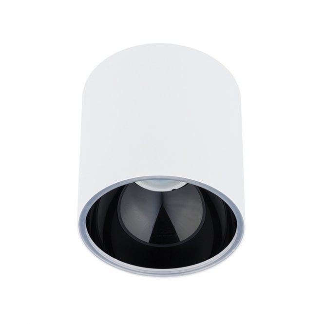 Edit Lighting Edit Halo Surface Mount Fixed Downlight In White Finish