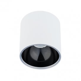 Edit Halo Surface Mount Fixed Downlight In White Finish
