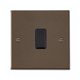 Edit Hartland 1 Gang Two Way Rocker Switch - Richmond Bronze