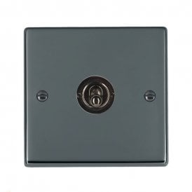 Edit Hartland 1 Gang Two Way Toggle Switch - Black Nickel