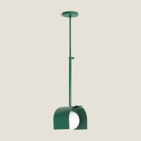 Edit Heswall Glass Ceiling Pendant Light - Green