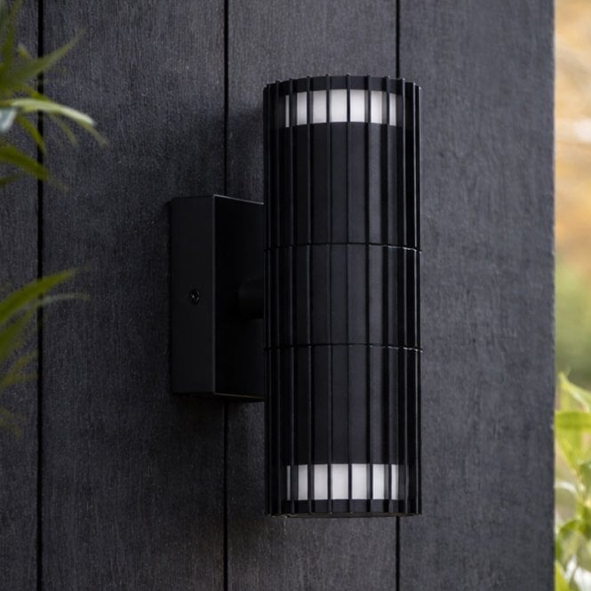 Edit Lighting Edit Hibiscus Outdoor Up & Down Wall Light - Black