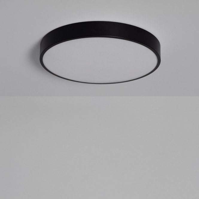 Edit Lighting Edit Hidria 30W LED Flush Ceiling Light In Black Finish