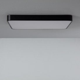 Edit Hidria 40W Flush Ceiling Light In Black Finish