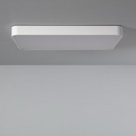 Edit Hidria 40W Flush Ceiling Light In White Finish
