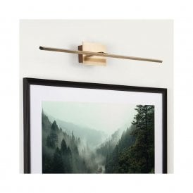 Edit Hockney 600 LED Picture Light In Antique Brass Finish