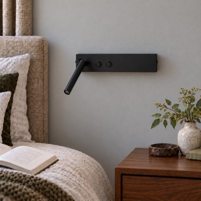 Edit Lighting Edit Hotel Adjustable Reading Light - Black