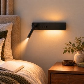 Edit Hotel Adjustable Reading Light - Black