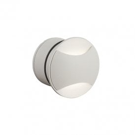 Edit Ithaki LED Recessed Outdoor Up & Down Wall Light In White Finish