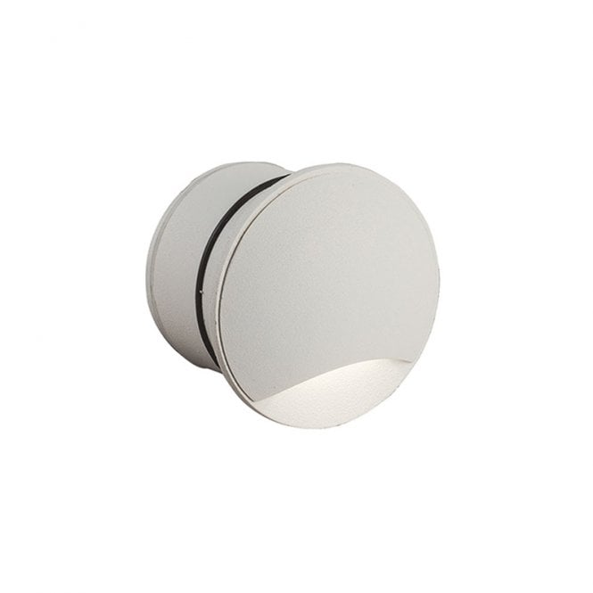 Edit Lighting Edit Ithaki LED Recessed Outdoor Wall Light In White Finish