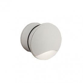 Edit Ithaki LED Recessed Outdoor Wall Light In White Finish
