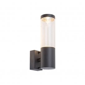 Edit Katowice Single Light Outdoor Wall Fitting in Anthracite Finish