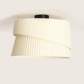 Edit Kiana Flush Ceiling Light  - White