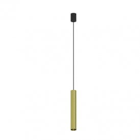 Edit Large Eye Ceiling Pendant Light In Black Finish and Gold
