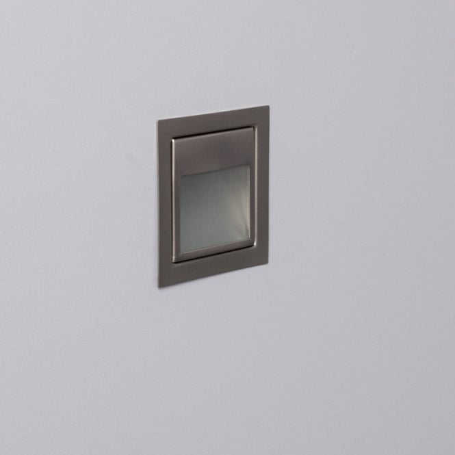Edit Lighting Edit Larry 1.5W Warm White LED Recessed Step Light In Stainless Steel Finish