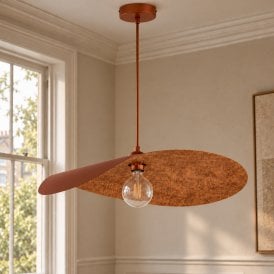 Edit Leaf Ceiling Pendant Light - Copper