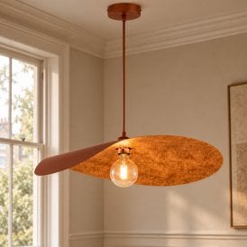 Edit Leaf Ceiling Pendant Light - Copper