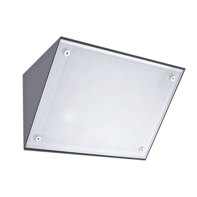 Edit Lighting Edit LEDS-C4 Curie Large Cool White LED Outdoor Surface Mounted Wall Light In Grey Finish