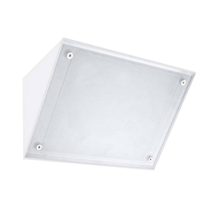 Edit Lighting Edit LEDS-C4 Curie Medium 14W Cool White LED Outdoor Surface Mounted Wall Light In White Finish