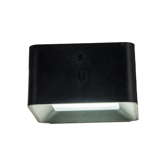 Edit Lighting Edit Lefkada USB Rechargeable LED Outdoor Wall Light with Remote Control - Black
