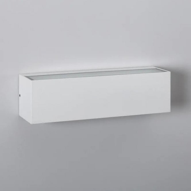 Edit Lighting Edit Lena Outdoor 10W Daylight LED Up & Down Wall Light In White Finish