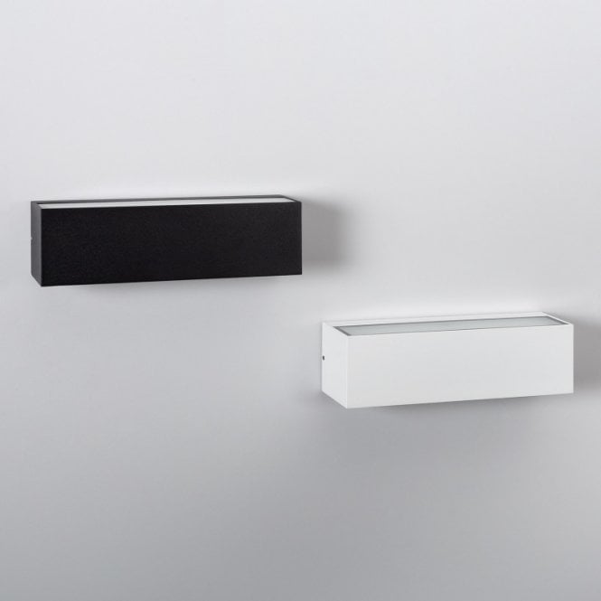 Edit Lighting Edit Lena Outdoor 10W Warm White LED Up & Down Wall Light In Black Finish