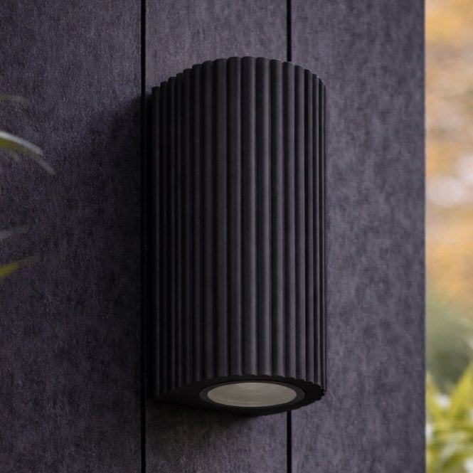 Edit Lighting Edit Lotus LED Outdoor Up & Down Wall Light - Black