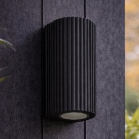 Edit Lotus LED Outdoor Up & Down Wall Light - Black