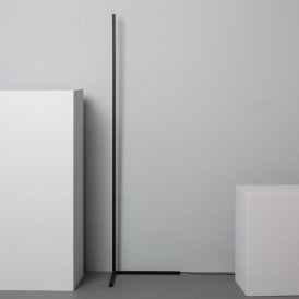Edit Luxy LED Colour Changing Floor Lamp In Black Finish