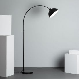 Edit Maisie Single Light Floor Lamp In Black finish
