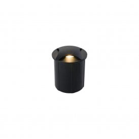 Edit Mark 3w Integrated LED Ground Light in Black Finish and Clear Diffuser