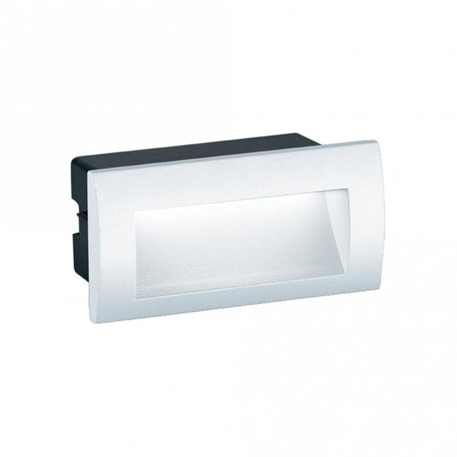 Edit Lighting Edit Mason Rectangle LED Outdoor Recessed Wall Fitting In White Finish