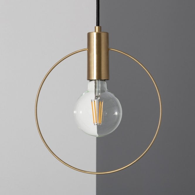 Edit Lighting Edit Mini Otos Single Light Ceiling Pendant In Gold Finish