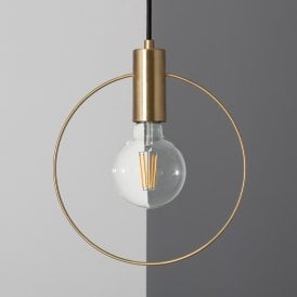 Edit Mini Otos Single Light Ceiling Pendant In Gold Finish