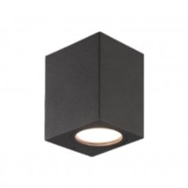 Edit Miseno Single Light Outdoor Wall Fitting in Black Finish