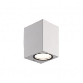 Edit Miseno Single Light Outdoor Wall Fitting in White Finish