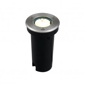 Edit Monday LED Outdoor Ground Light In Aluminium Finish