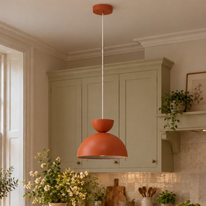 Edit Lighting Edit Mosaic Ceiling Pendant Light - Red