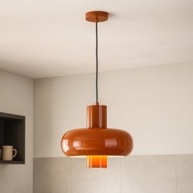 Edit Mush Ceiling Pendant Light - Brown