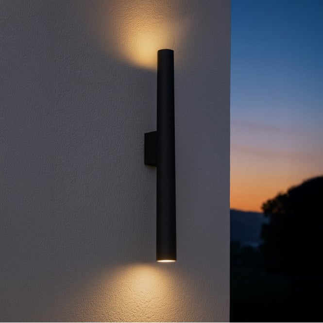 Edit Lighting Edit Mykonos LED Outdoor Up & Down Wall Light - Dark Grey