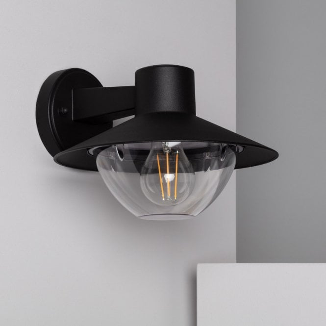 Edit Lighting Edit Neiva Single Light Outdoor Wall Fitting In Black Finish