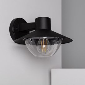 Edit Neiva Single Light Outdoor Wall Fitting In Black Finish