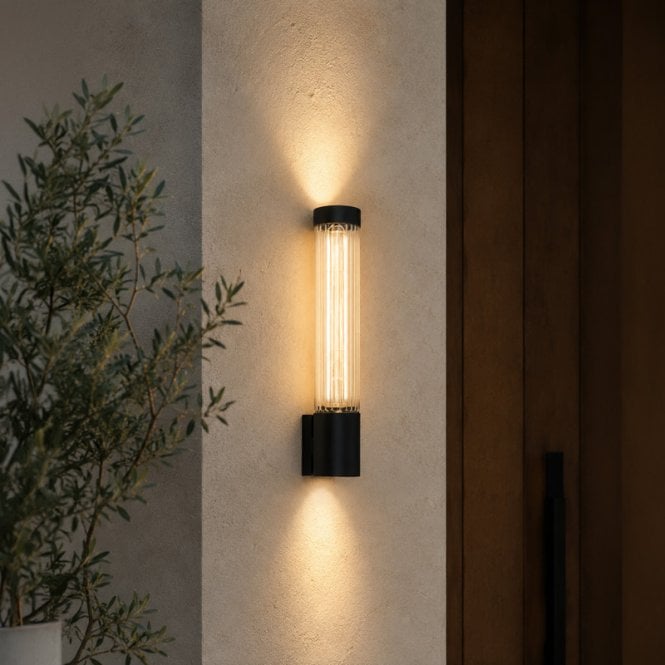 Edit Lighting Edit Newgale Outdoor Wall Light - Black