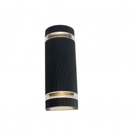 Edit Northill 2 Light Outdoor Up & Down Wall Fitting In Black Finish