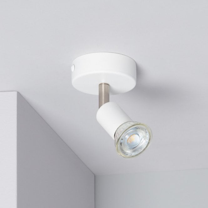 Edit Lighting Edit Oasis Single Spotlight Fitting in White Finish