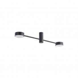 Edit Orbit II Flush Ceiling Fitting in Black Finish